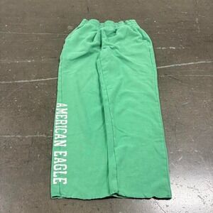 American Eagle Sweatpants Women's Size XS Low Rise Wide Leg Flare Y2K Vintage